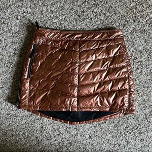 Skhoop Mini Down Skirt (Rose Gold size M)